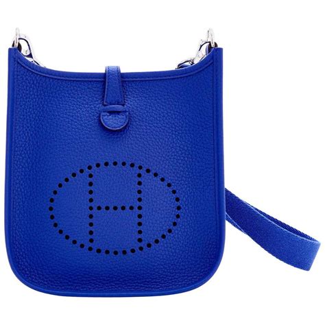 hermes evelyne tpm blue electric shoulder cross body messenger bag|buy hermes mini evelyne.